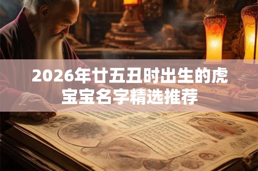2026年廿五丑时出生的虎宝宝名字精选推荐
