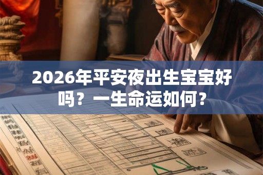 2026年平安夜出生宝宝好吗？一生命运如何？