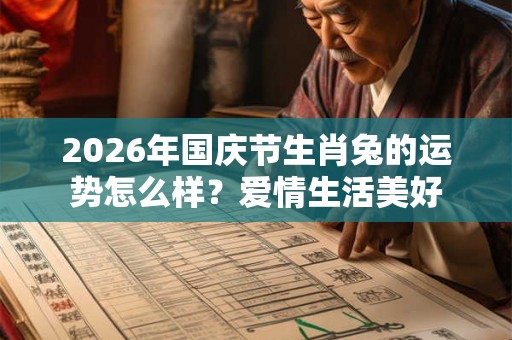 2026年国庆节生肖兔的运势怎么样？爱情生活美好