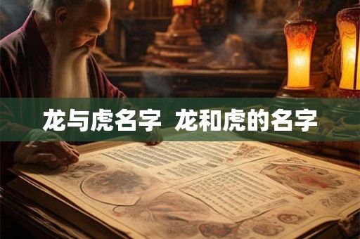 龙与虎名字  龙和虎的名字