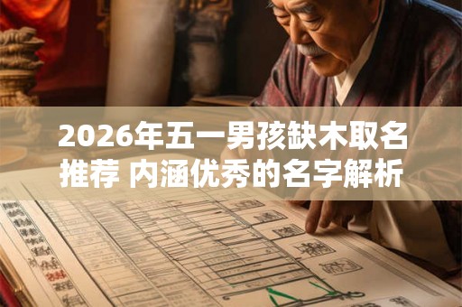 2026年五一男孩缺木取名推荐 内涵优秀的名字解析