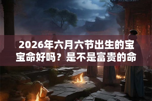 2026年六月六节出生的宝宝命好吗？是不是富贵的命格？