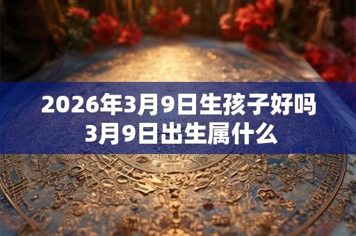 2026年3月9日生孩子好吗 3月9日出生属什么 2026年3月9日生孩子好吗 3月9日出生属什么