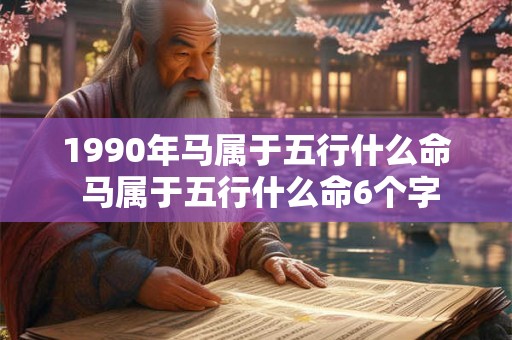 1990年马属于五行什么命 马属于五行什么命6个字