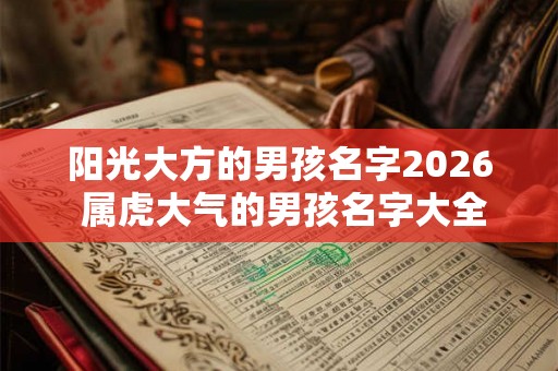 阳光大方的男孩名字2026 属虎大气的男孩名字大全2026版 阳光大方的男孩名字2026 属虎大气的男孩名字大全2026版