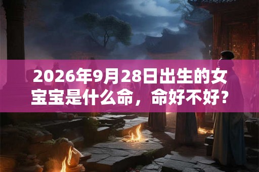 2026年9月28日出生的女宝宝是什么命,命好不好? 2026年9月28日出生的女宝宝是什么命,命好不好?