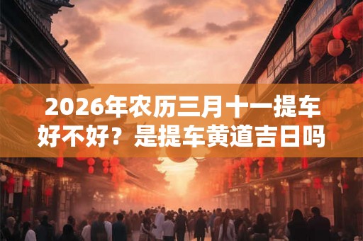 2026年农历三月十一提车好不好？是提车黄道吉日吗？