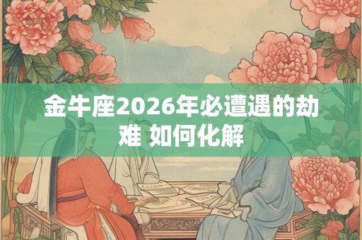 金牛座2026年必遭遇的劫难 如何化解