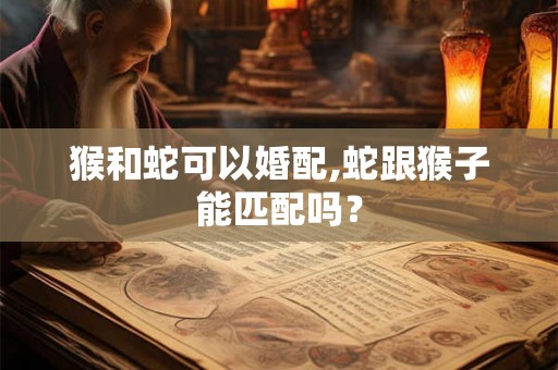 猴和蛇可以婚配,蛇跟猴子能匹配吗？