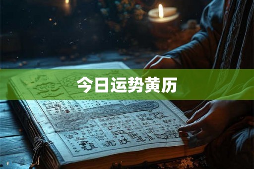 今日运势黄历