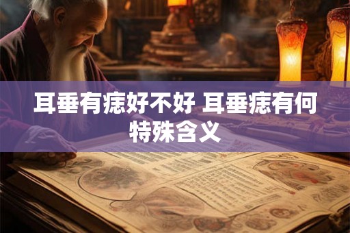 耳垂有痣好不好 耳垂痣有何特殊含义