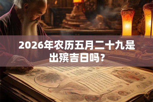 2026年农历五月二十九是出殡吉日吗？