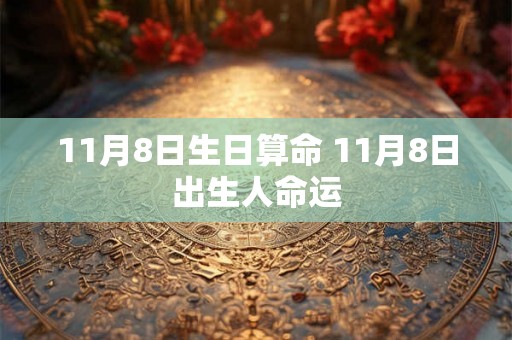 11月8日生日算命 11月8日出生人命运
