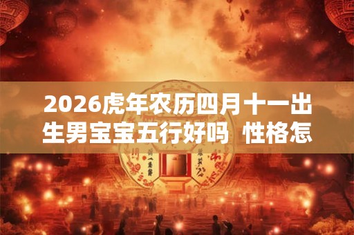 2026虎年农历四月十一出生男宝宝五行好吗  性格怎么样