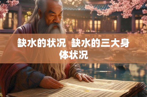 缺水的状况 缺水的三大身体状况 缺水的状况 缺水的三大身体状况