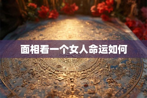 面相看一个女人命运如何