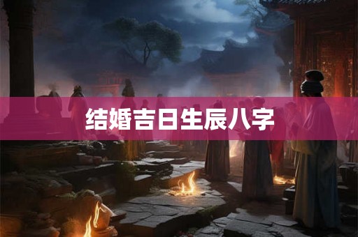 结婚吉日生辰八字