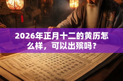 2026年正月十二的黄历怎么样,可以出殡吗? 2026年正月十二的黄历怎么样,可以出殡吗?