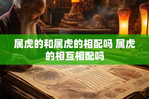 属虎的和属虎的相配吗 属虎的相互相配吗
