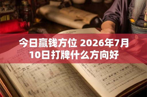 今日赢钱方位 2026年7月10日打牌什么方向好 今日赢钱方位 2026年7月10日打牌什么方向好