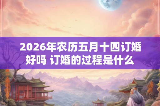 2026年农历五月十四订婚好吗 订婚的过程是什么