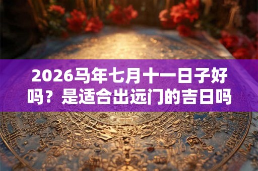 2026马年七月十一日子好吗？是适合出远门的吉日吗？