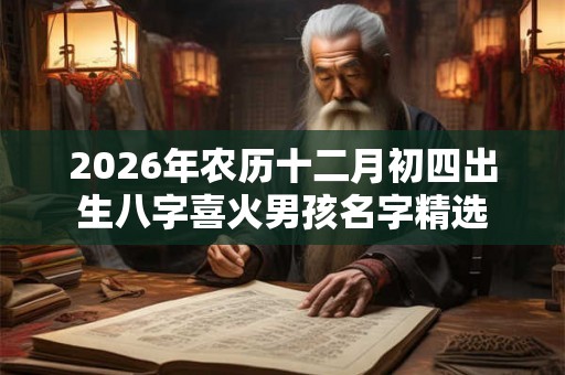 2026年农历十二月初四出生八字喜火男孩名字精选 2026年农历十二月初四出生八字喜火男孩名字精选