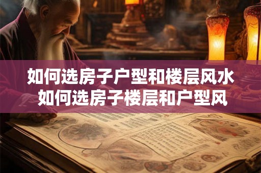 如何选房子户型和楼层风水 如何选房子楼层和户型风水