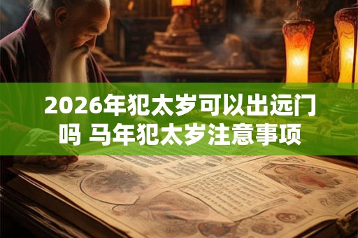 2026年犯太岁可以出远门吗 马年犯太岁注意事项