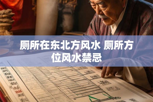 厕所在东北方风水 厕所方位风水禁忌 厕所在东北方风水 厕所方位风水禁忌