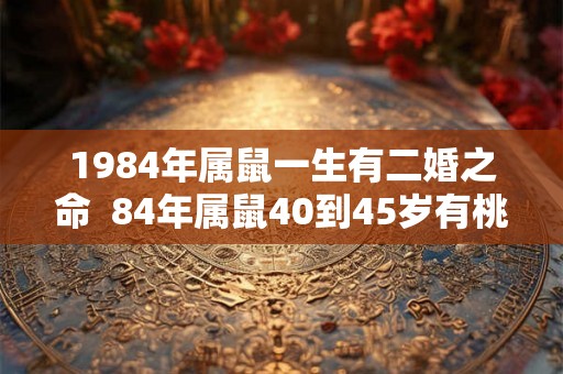 1984年属鼠一生有二婚之命 84年属鼠40到45岁有桃花劫 1984年属鼠一生有二婚之命 84年属鼠40到45岁有桃花劫