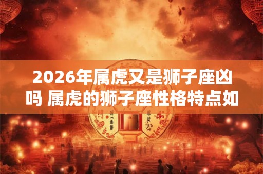 2026年属虎又是狮子座凶吗 属虎的狮子座性格特点如何 2026年属虎又是狮子座凶吗 属虎的狮子座性格特点如何
