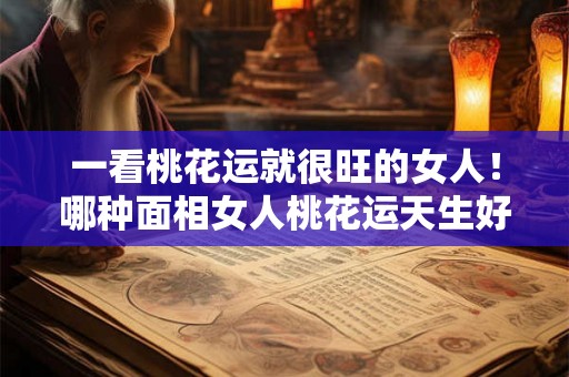 一看桃花运就很旺的女人！哪种面相女人桃花运天生好