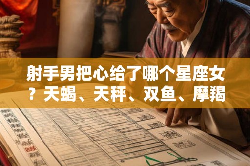 射手男把心给了哪个星座女？天蝎、天秤、双鱼、摩羯四大候选