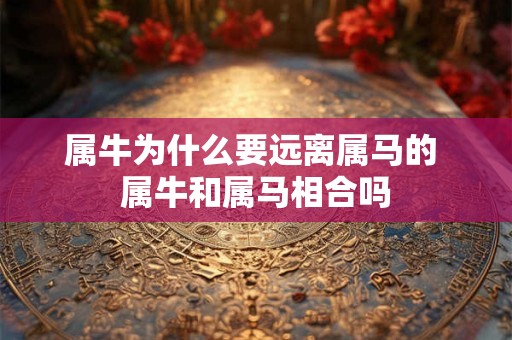 属牛为什么要远离属马的 属牛和属马相合吗