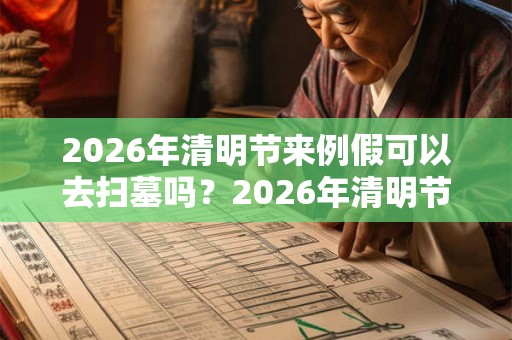 2026年清明节来例假可以去扫墓吗？2026年清明节扫墓好不好？