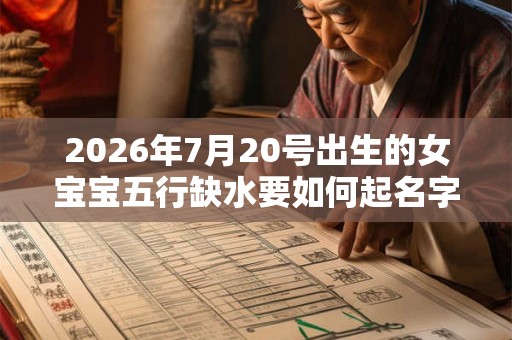 2026年7月20号出生的女宝宝五行缺水要如何起名字 2026年7月20号出生的女宝宝五行缺水要如何起名字