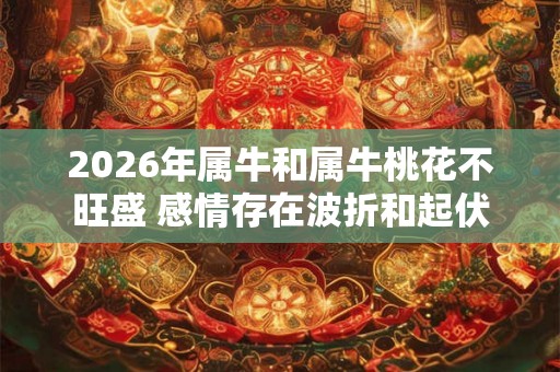 2026年属牛和属牛桃花不旺盛 感情存在波折和起伏 2026年属牛和属牛桃花不旺盛 感情存在波折和起伏