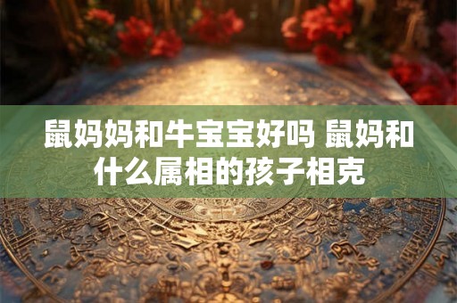 鼠妈妈和牛宝宝好吗 鼠妈和什么属相的孩子相克
