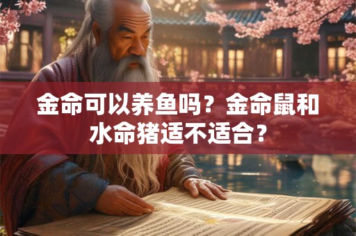 金命可以养鱼吗？金命鼠和水命猪适不适合？