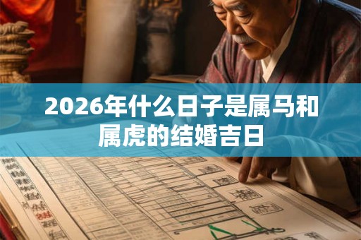 2026年什么日子是属马和属虎的结婚吉日