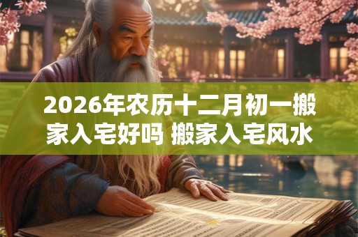2026年农历十二月初一搬家入宅好吗 搬家入宅风水讲究 2026年农历十二月初一搬家入宅好吗 搬家入宅风水讲究