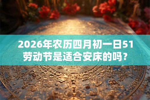 2026年农历四月初一日51劳动节是适合安床的吗？