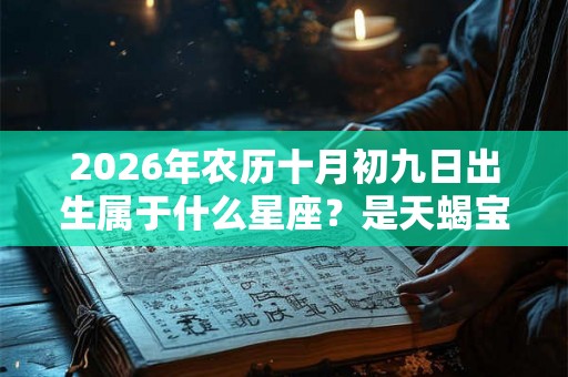 2026年农历十月初九日出生属于什么星座？是天蝎宝宝吗