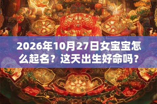 2026年10月27日女宝宝怎么起名？这天出生好命吗？