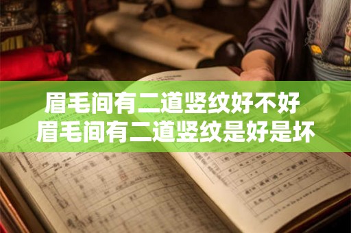 眉毛间有二道竖纹好不好 眉毛间有二道竖纹是好是坏 眉毛间有二道竖纹好不好 眉毛间有二道竖纹是好是坏