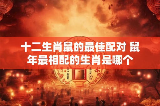 十二生肖鼠的最佳配对 鼠年最相配的生肖是哪个