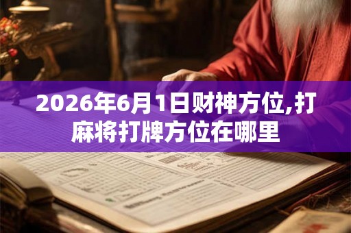 2026年6月1日财神方位,打麻将打牌方位在哪里