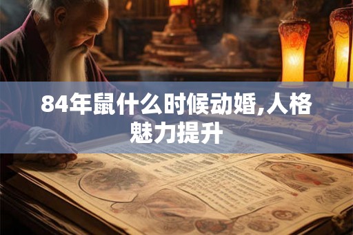 84年鼠什么时候动婚,人格魅力提升