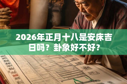 2026年正月十八是安床吉日吗？卦象好不好？